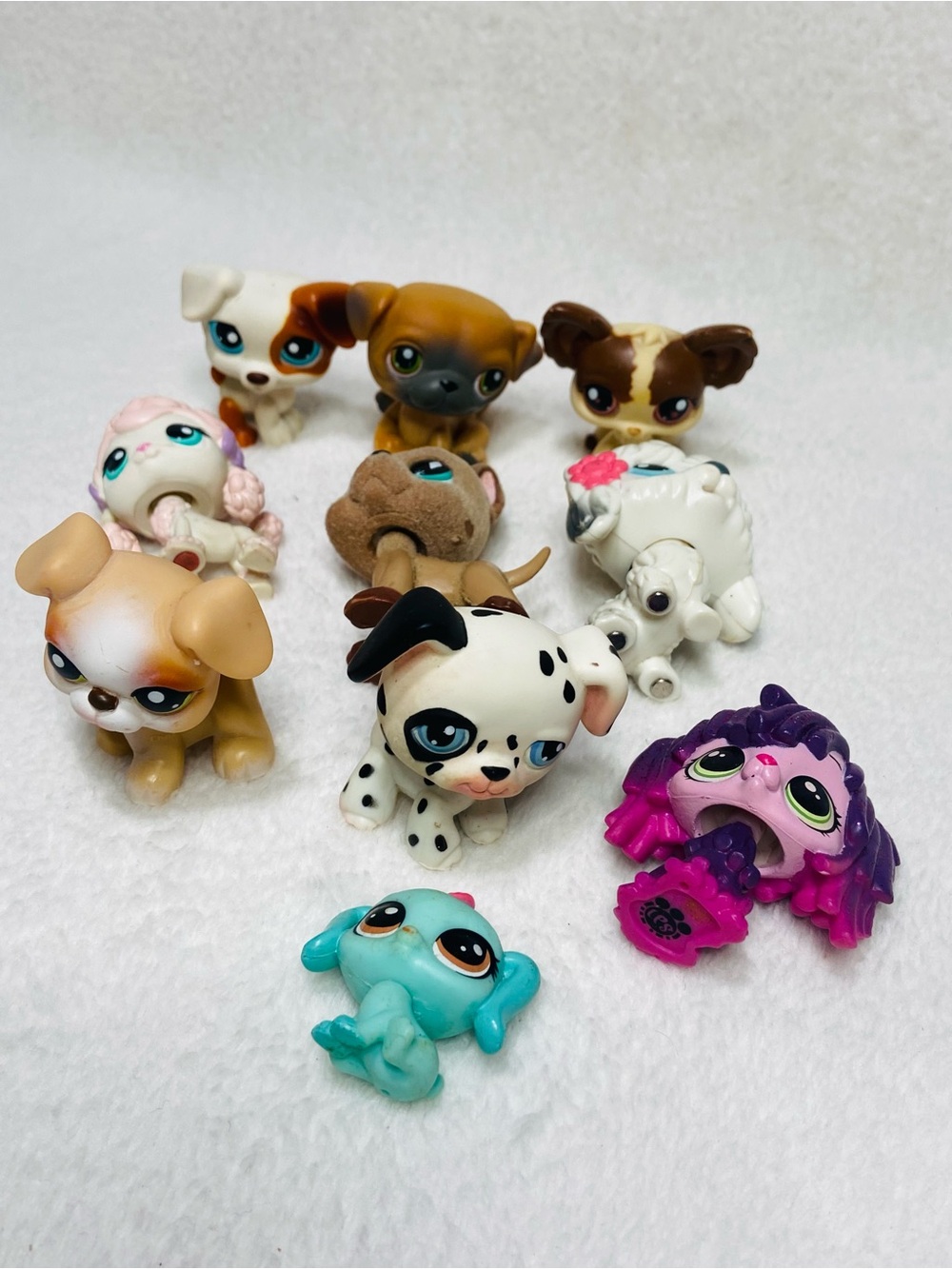 2000s Y2K Hasbro LPS Littlest Pet Shop Dog Lot